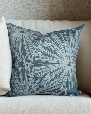 Radiance Throw Pillow - Light Blue/Blue (Cotton-Linen)