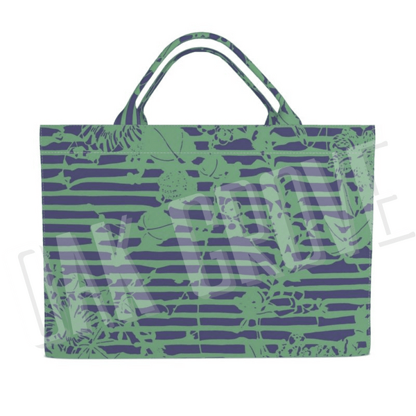 Trellis Carryall - Blue/Green