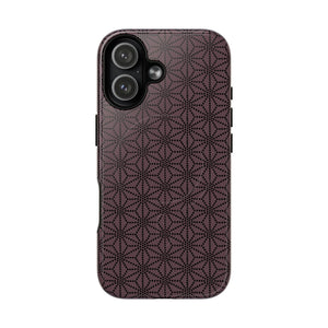 MagSafe Tough Case - Asanoha (White/Pale Purple)  | iPhone 17 | iPhone 17 Air | iPhone 17 Pro | iPhone 17 Pro Max