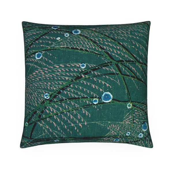 Cotton Linen Throw Pillow - Marsh Teal