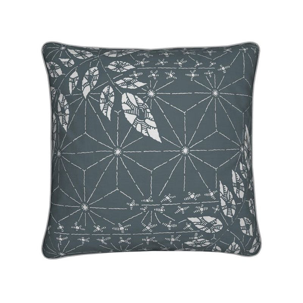 Cotton Linen Throw Pillow - Greenhouse Teal