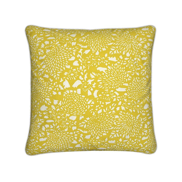 Cotton Linen Throw Pillow - Harvest Sunshine