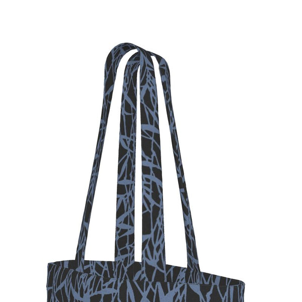 Bamboo Tote - Blue/Black