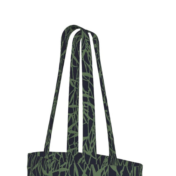 Bamboo Tote - Green/Black