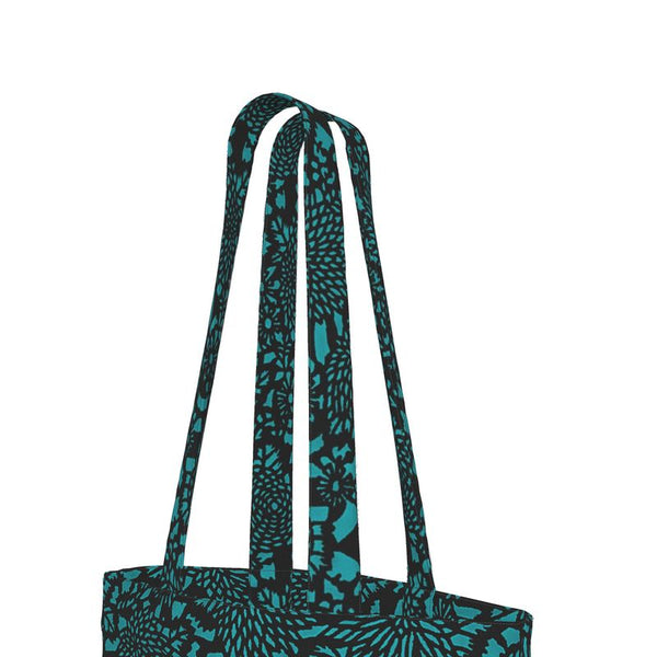 Harvest Tote - Teal/Black