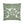 Elegant sage green and white velvet throw pillow with a vintage-inspired Japanese stencil pattern.