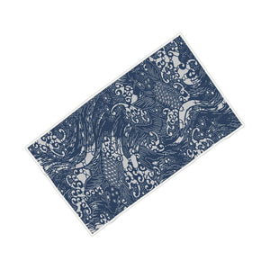 Koi Towel - Blue