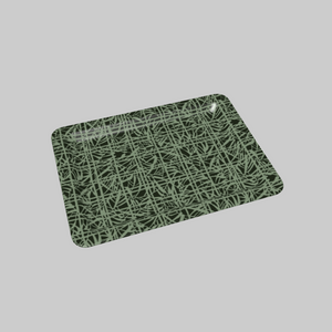 Bamboo Grid Tray - Light Green (10.5” x 8”)