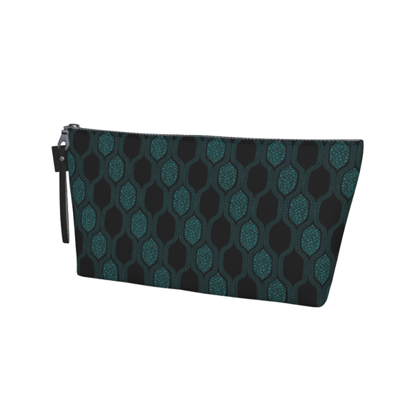 Rhythm Cosmetic Bag - Teal/Black