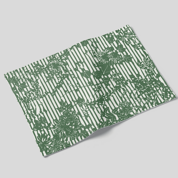 Trellis Placemat - Green/White