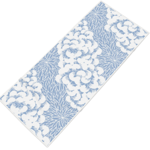 Spiral Towel - Light Blue/White