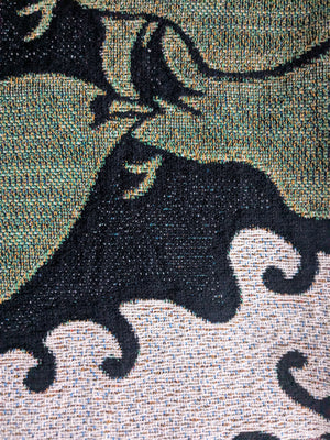 Woven Blanket - Aloft (Green/White/Black)