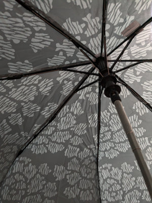 Modern Peony Umbrella - Blue