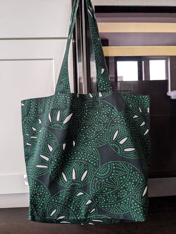 Fiesta Everyday Tote - Black/Green