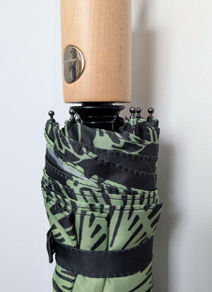 Botanical Tangle Umbrella - Light Green/Dark Green