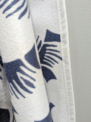 Spiral Towel - Dark Blue/White