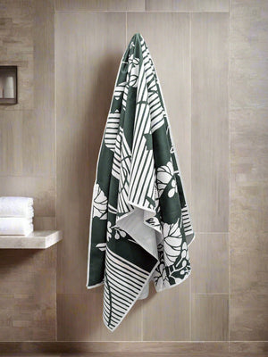 Morning Haze Towel - Green/White
