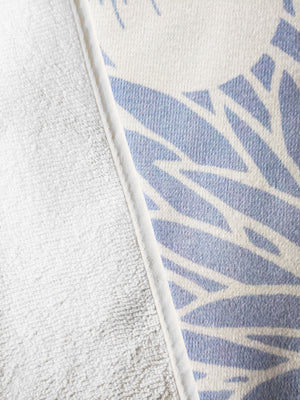 Spiral Towel - Light Blue/White