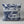 Morning Haze Throw Pillow - Dark Blue (Soft Velvet)