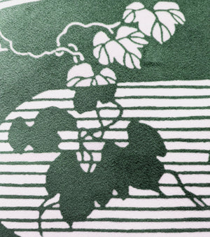 Morning Haze Throw Pillow - Dark Green (Soft Velvet)