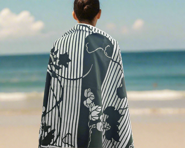Morning Haze Towel - Green/White