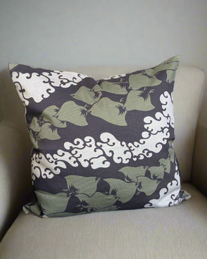 Aloft Pillow - Green (Cotton-Linen)