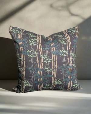 Bamboo Grove Pillow - Retro (Cotton-Linen)