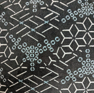 Zig Zag Pillow - Teal/White (Soft Velvet)