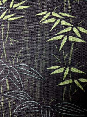 Bamboo Grove Throw PIllow - Nightfall (Cotton-Linen)