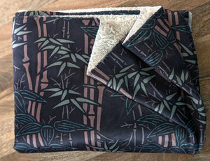 Sherpa Blanket - Bamboo Grove (Retro)