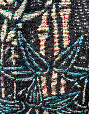 Jacquard Woven Blanket - Bamboo Grove (Retro)