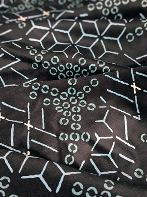 Sherpa Blanket - Zig Zag (Teal/Blue/White)