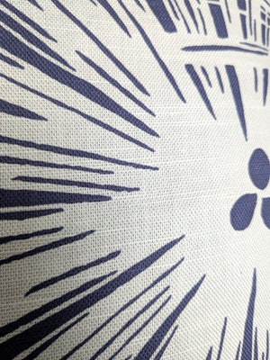 Radiance Throw Pillow - Blue/Silver (Cotton-Linen)