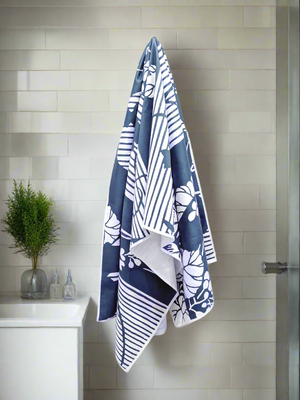 Morning Haze Towel - Blue/White